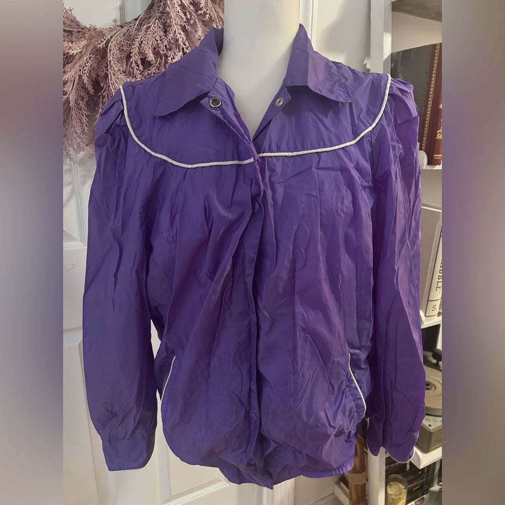 Vintage Purple Windbreaker